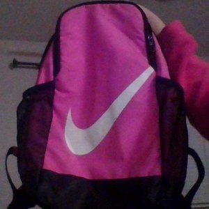 pink nike backpack